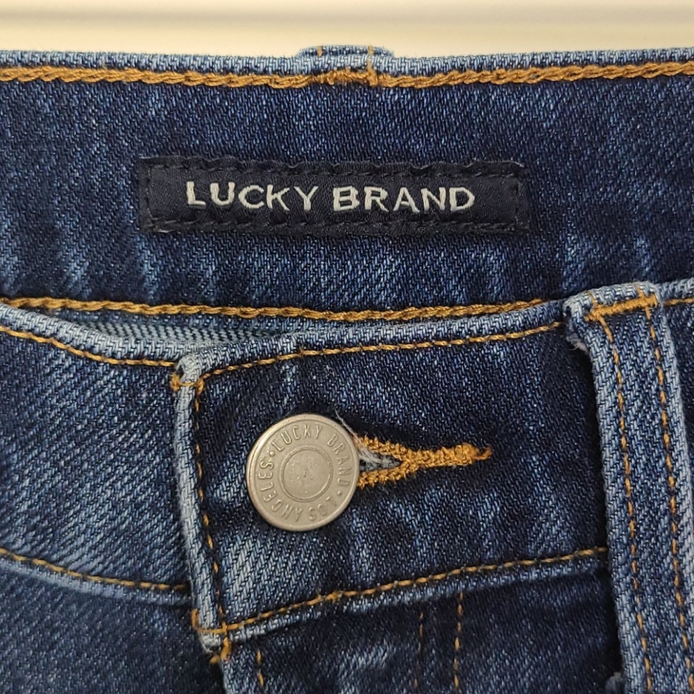 Lucky Brand Women's Mid Rise Crop Wide Leg Jean - Picture 8 of 12